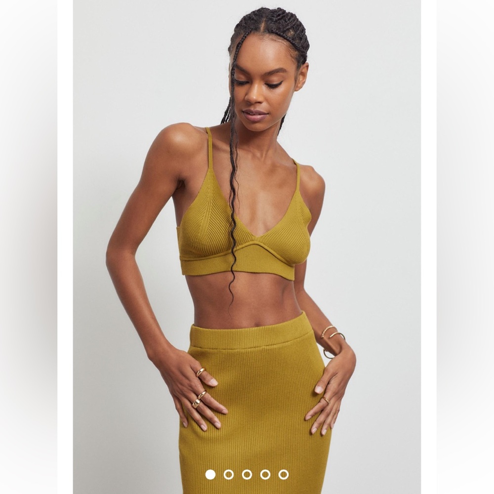 Urban Outfitters Green Knit Skirt Set, Worn Once!